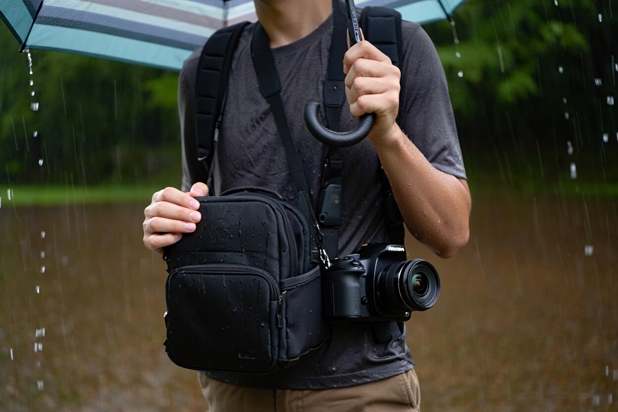 Travel photography in the rain